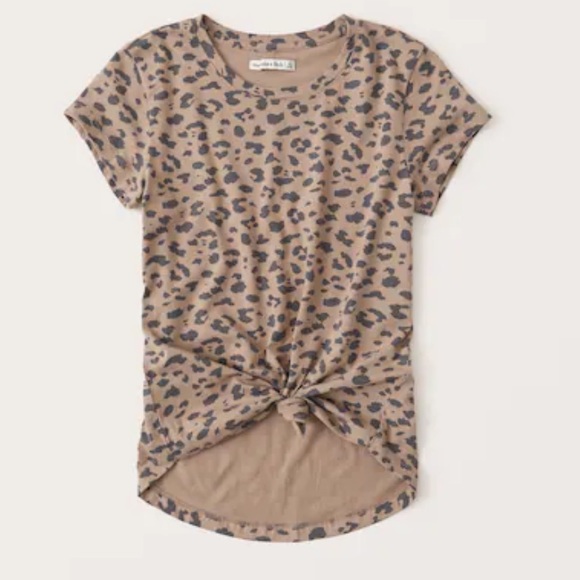 Abercrombie & Fitch Tops - ABERCROMBIE & FITCH Knotted Crew Tee